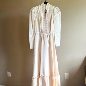 Gunne Sax | Cottage Core Prairie Maxi Dress